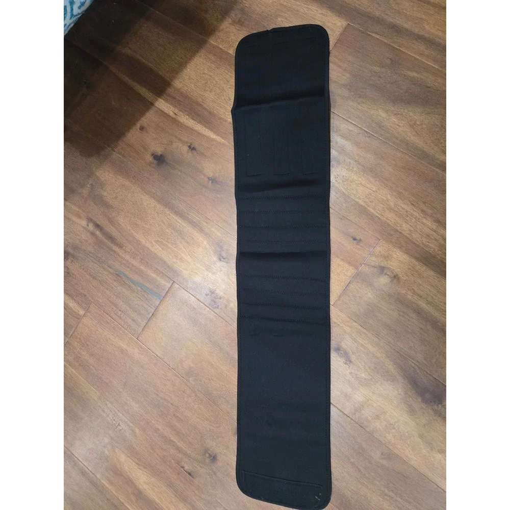 JINGBA‎ SUPPORT Black Adjustable Lumbar Back Brace Belt Waist Support
